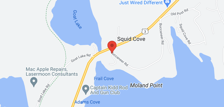 map of 7 Secret Cove Road